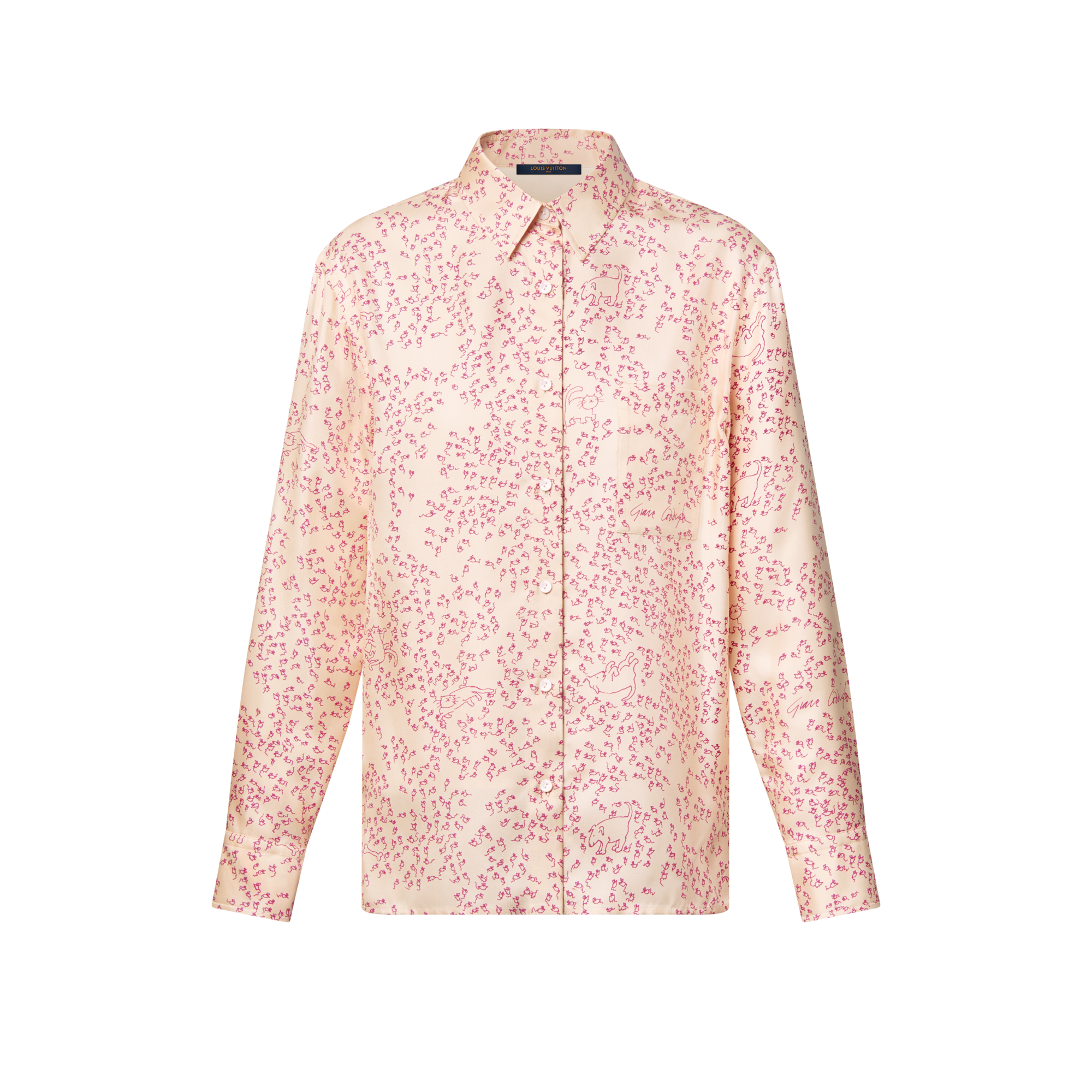 【LOUIS VUITTON】モノグラム柄レース キャミソール 36 LOUIS VUITTON 2023 Yayoi Kusama Sun Faces denim monogram zip